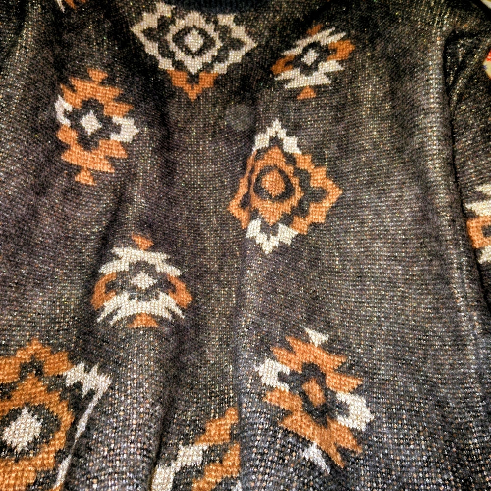 Mossimo Supply Co. XXL Womens Crewneck Knit Sweater in Brown and Gray - Picture 10 of 11